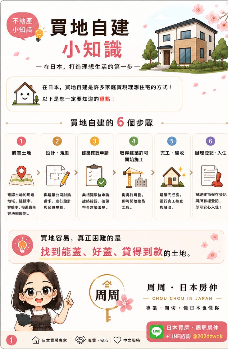 买地自建的6个步骤
