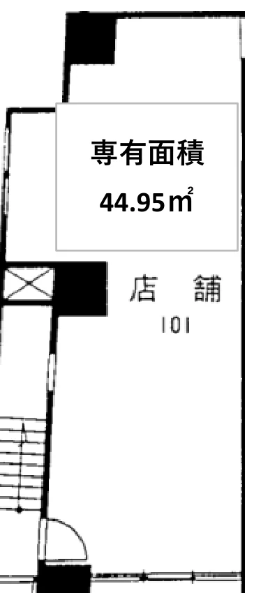 中央區茅場町 1樓路面店舖（想定表面7.23%）　2