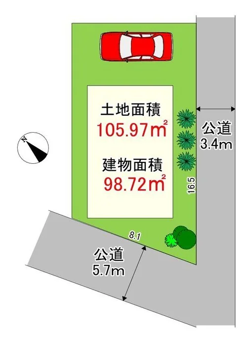 世田谷區 桜上水3丁目 築淺角地戸建（3LDK・附車位）　7