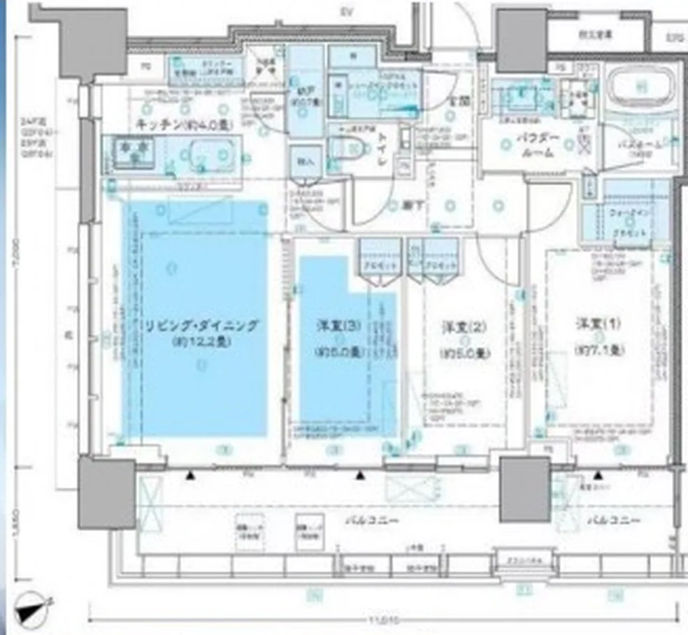 【独家】港区芝浦 新筑免震塔楼 田町10分・29楼角户3LDK(2028年4月完工) 2